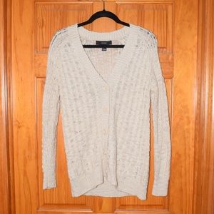 Forever 21 Beige Cardigan